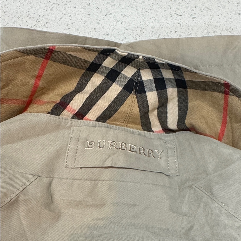 Men’s Burberry Jacket Nova Check Lining Classic Beige w/ COA - Picture 13 of 17